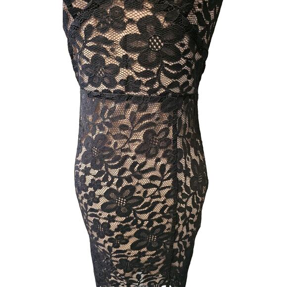 NWT Sage the Label Assymetric Lace Black Dress Size Small - Picture 4 of 13